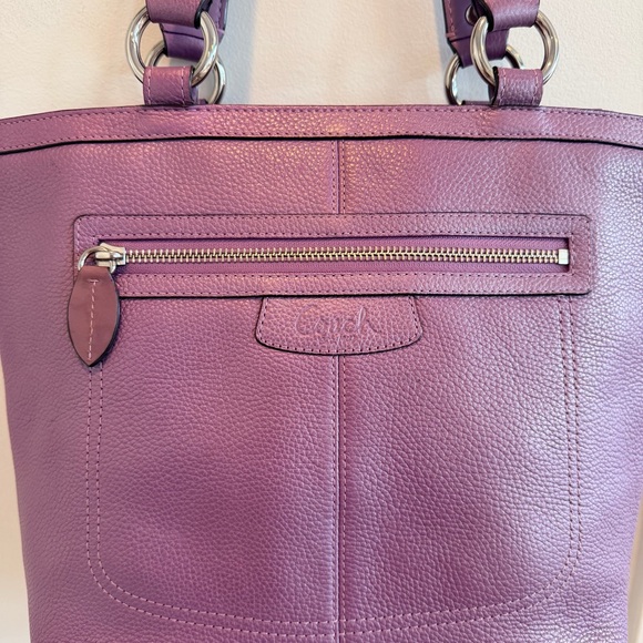 Coach Penelope Lavender Pebbled Leather Medium Women's Shoulder Bag L1063-F14683 - Picture 3 of 16